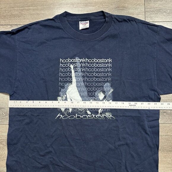 Vintage Y2K Hoobastank American Rock Band Shirt Size XL 2002 Alternative Rock - Picture 3 of 4